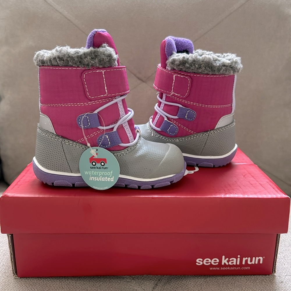 Brand new see kai run snow boots!